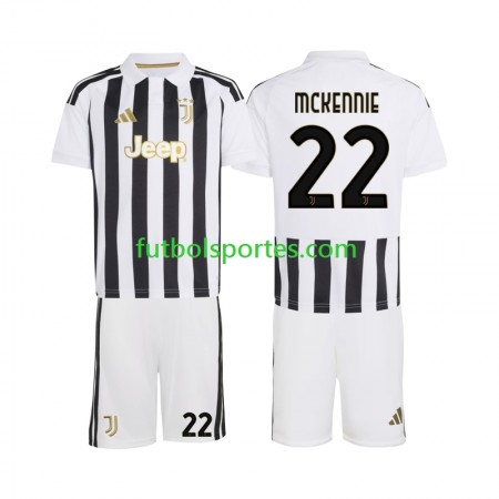 Camiseta Juventus Weston McKennie 22 Niño Primera Equipación 2026/2027